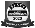 BEST'S | CLIENT RECOMMENDED 2020 | INSURANCE ATTORNYES